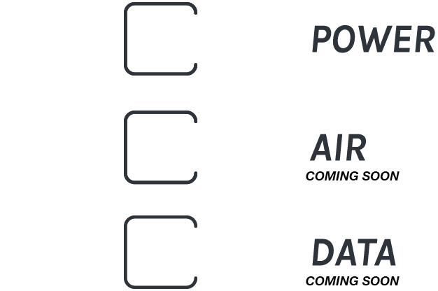 ATHOS BOX EASY Logos POWER, AIR und DATA